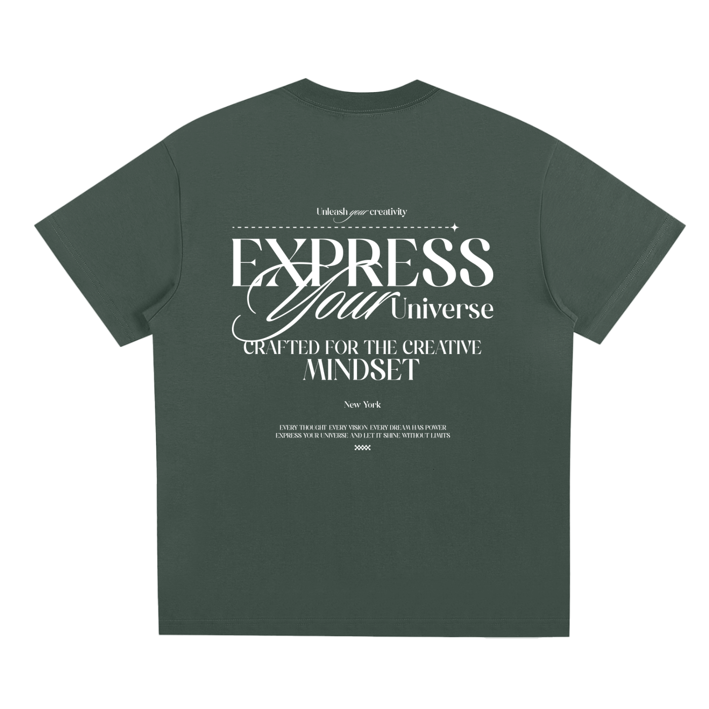 Express Your Universe | Green Tee