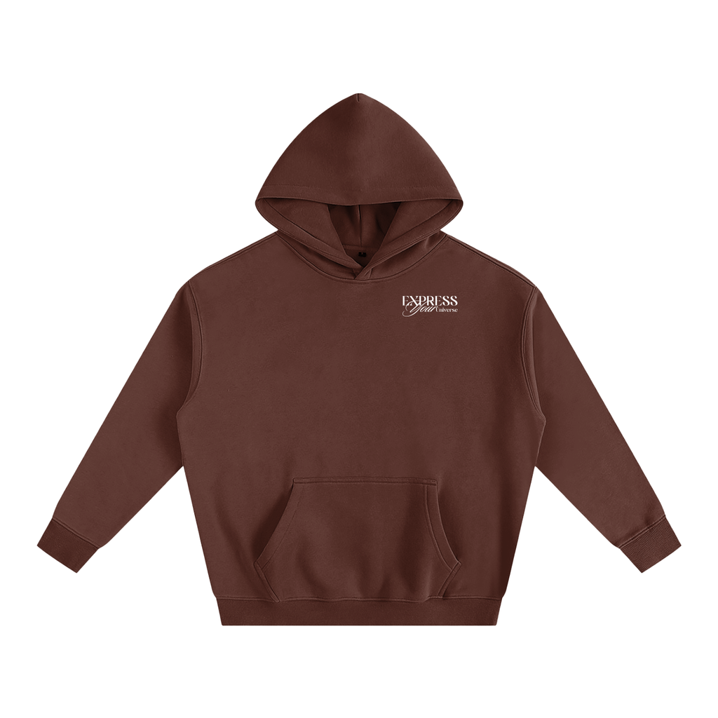Express Your Universe | Brown Hoodie