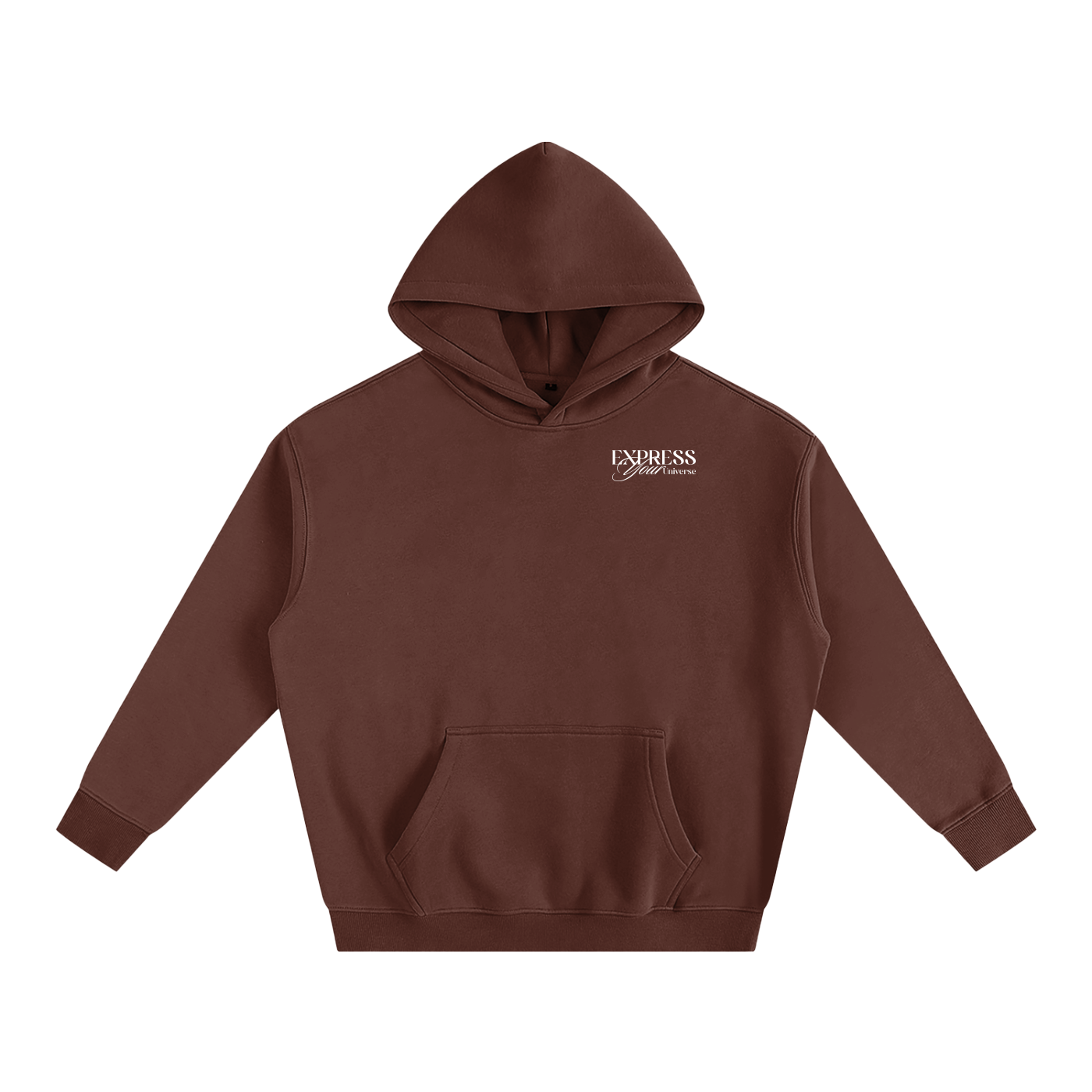 Express Your Universe | Brown Hoodie
