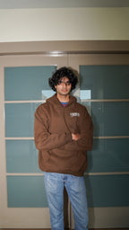 Express Your Universe | Brown Hoodie